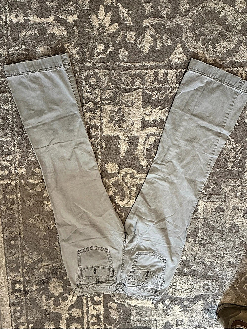 Aeropostale Gray Skinny Pants Waist 1/2S - Picture 3 of 3